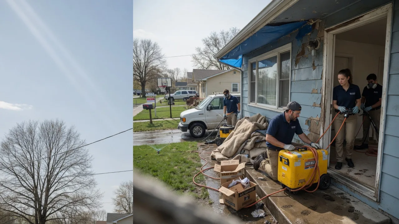 Basement Flood Cleanup in Campbell Hill, IL near me